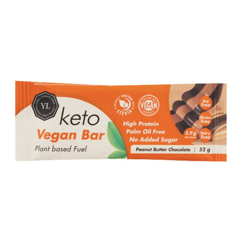 YL Keto Vegan Bar Peanut Butter Chocolate