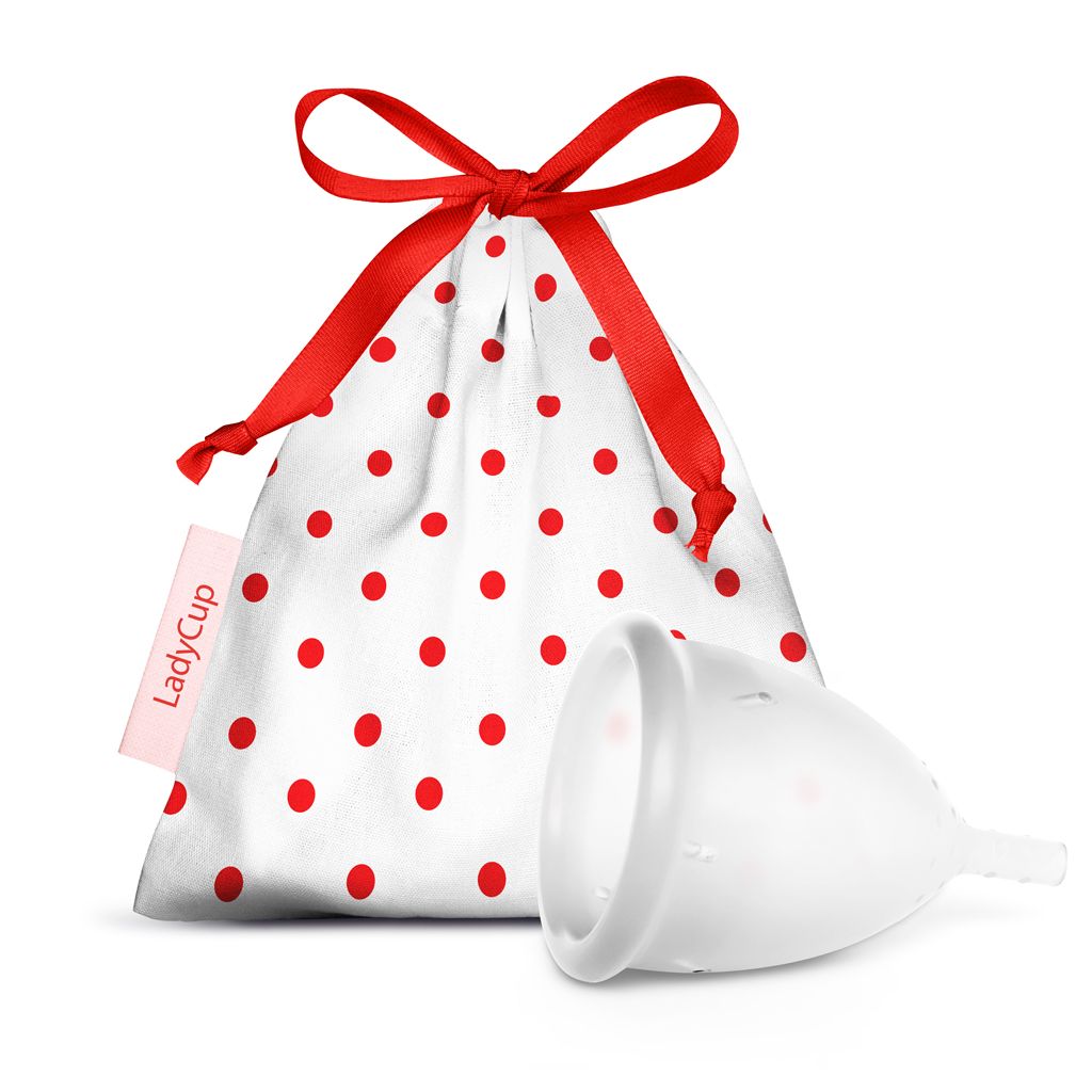 LadyCup Transparent menstrual cup
