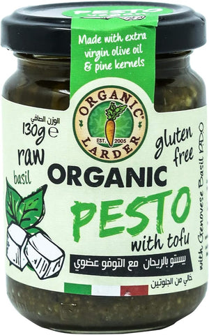 Organic Pesto Sauce With Tofu Gluten Free