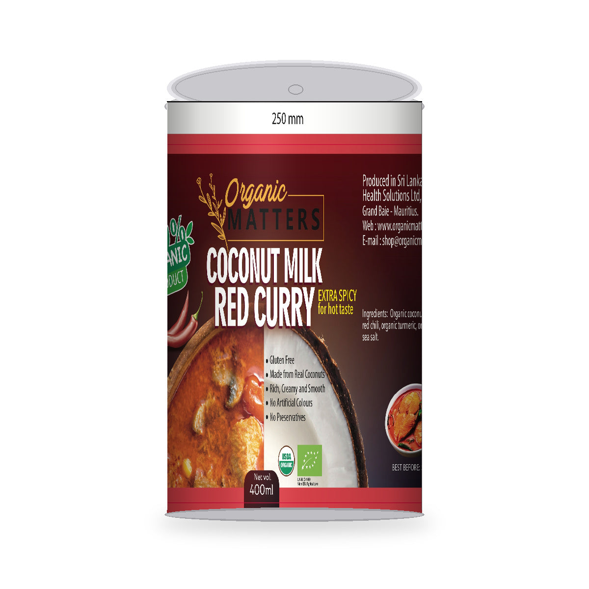 Coconut Milk Red Curry
