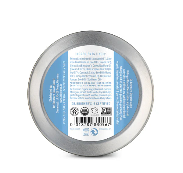 Baby Unscented Magic Balm back of pack