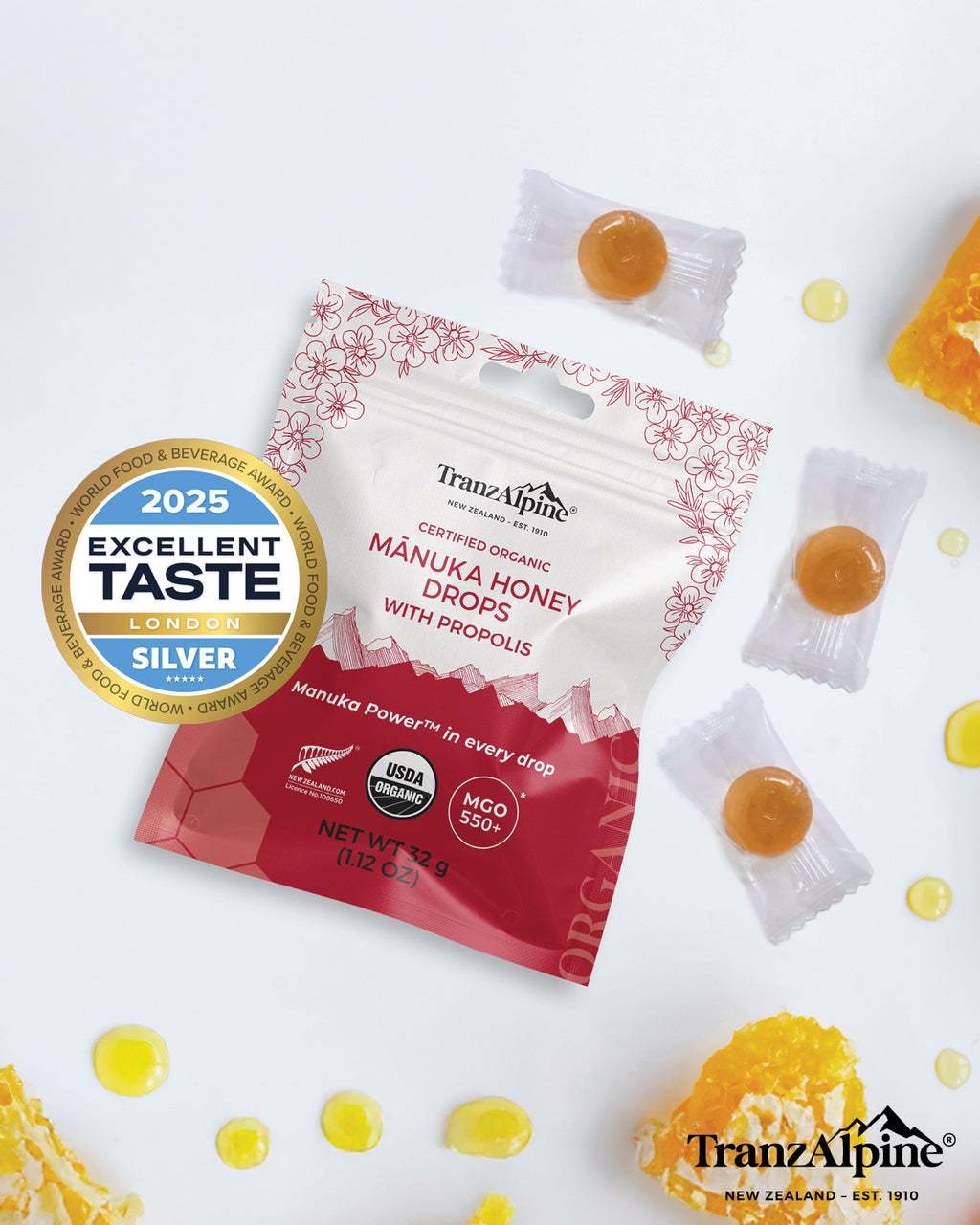 Manuka Honey Drops MGO650+ with Propolis