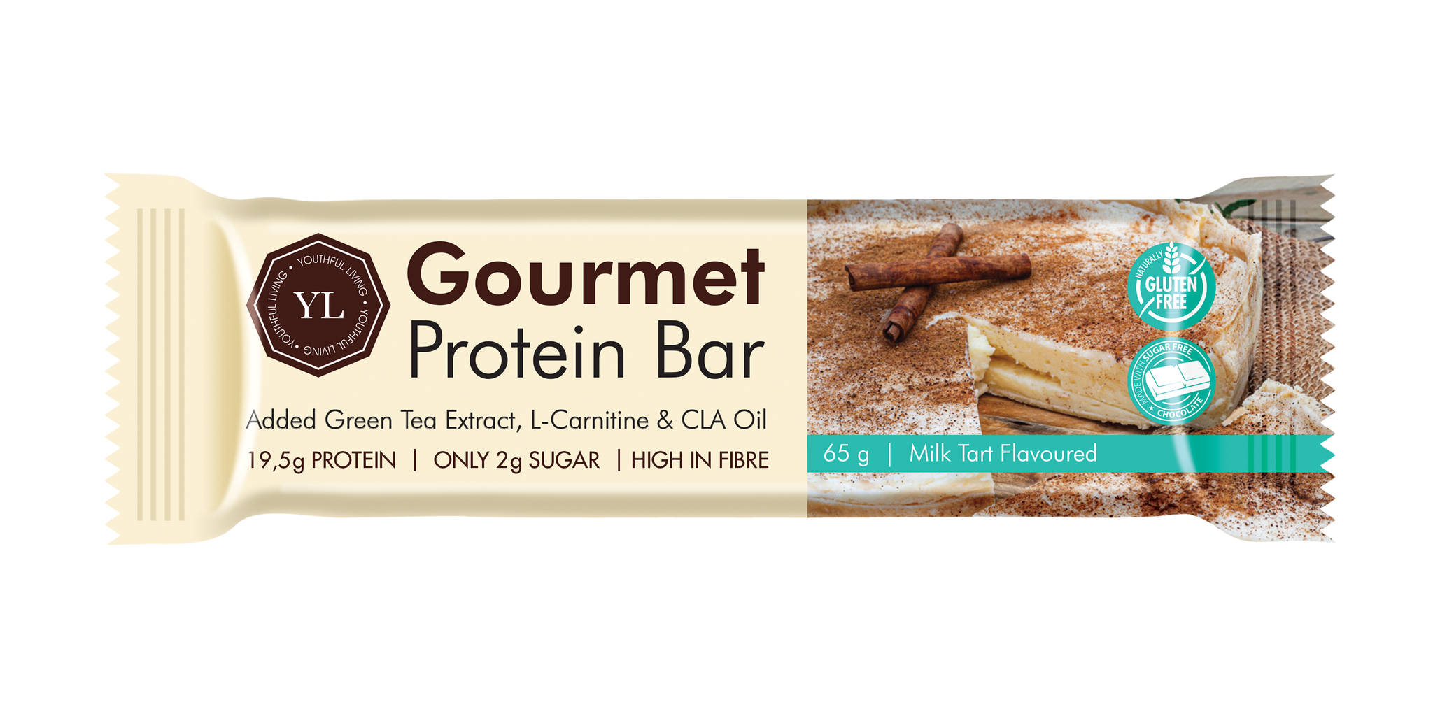 YL Gourmet Protein Bar Milk Tart Flavored