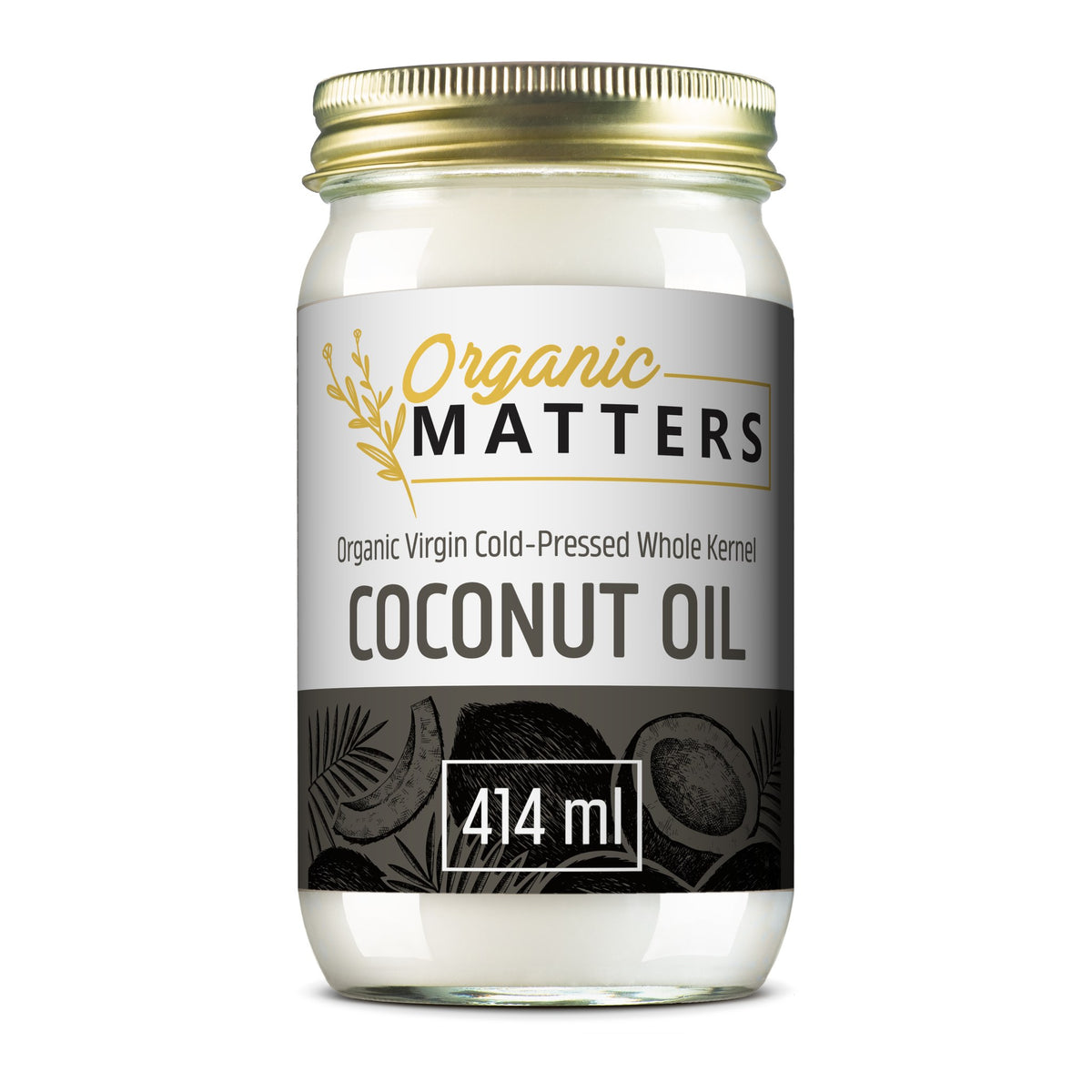 Organic Matters Coconut Oil Whole Kernel 414 ml