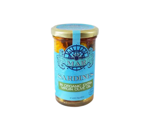 Sardines in Organic Extra Virgin Olive Oil