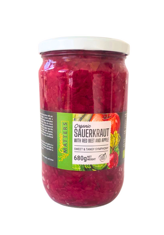 Sauerkraut With Red Beet &Apple