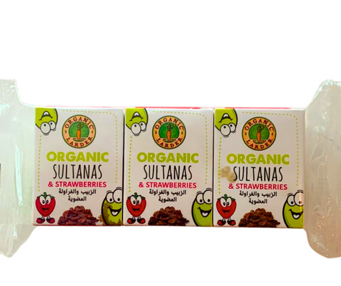 Organic Sultanas & Strawberries