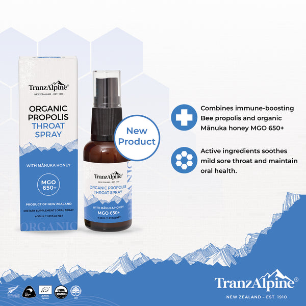 Propolis & Manuka Honey Throat Spray MGO650+