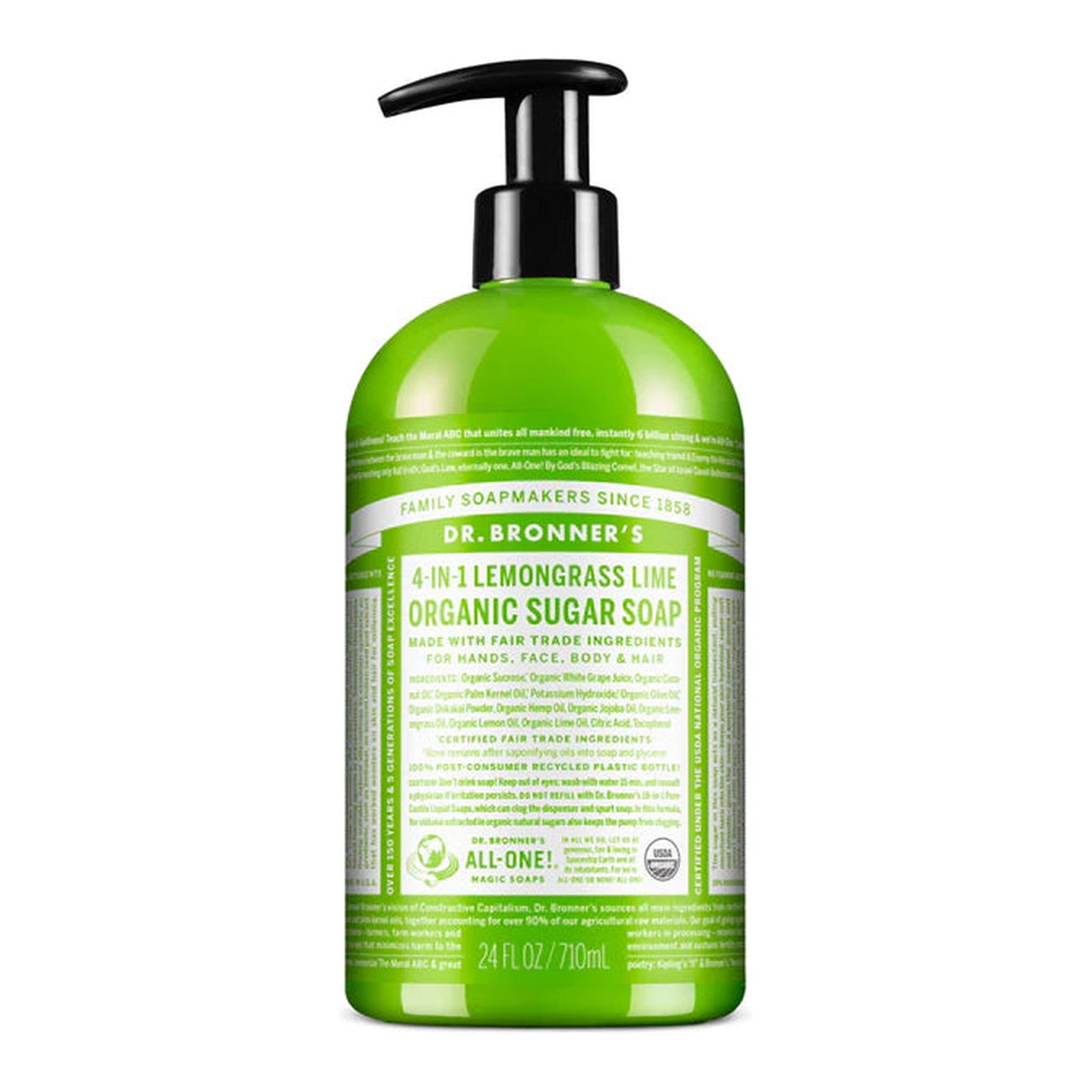 Lemongrass Lime Pump Soap 24oz
