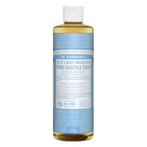 Dr. Bronner's Pure-Castile Liquid Soap – Baby Mild – 16 oz