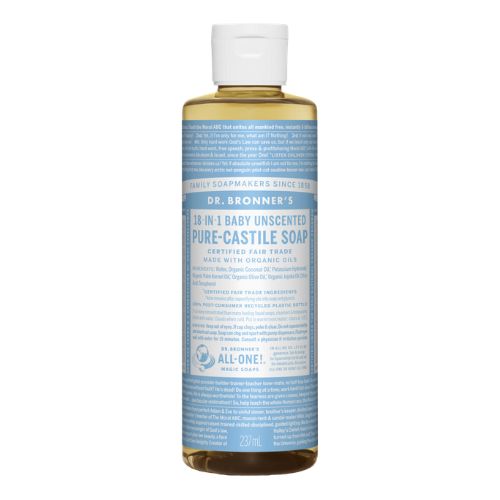 Dr. Bronner's Pure-Castile Liquid Soap – Baby Mild – 8 oz
