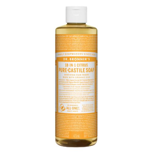 Dr. Bronner's Pure-Castile Liquid Soap – Citrus – 16 oz