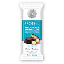 YL Protein Bar Cups Macadamia