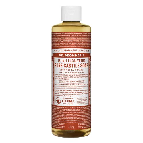 Dr. Bronner's Pure-Castile Liquid Soap – Eucalyptus – 16 oz