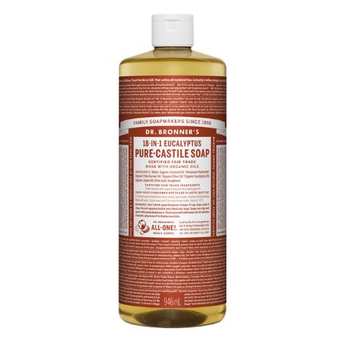 Dr. Bronner's Pure-Castile Liquid Soap – Eucalyptus – 32 oz