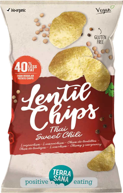 Lentil chips Thai Sweet Chili