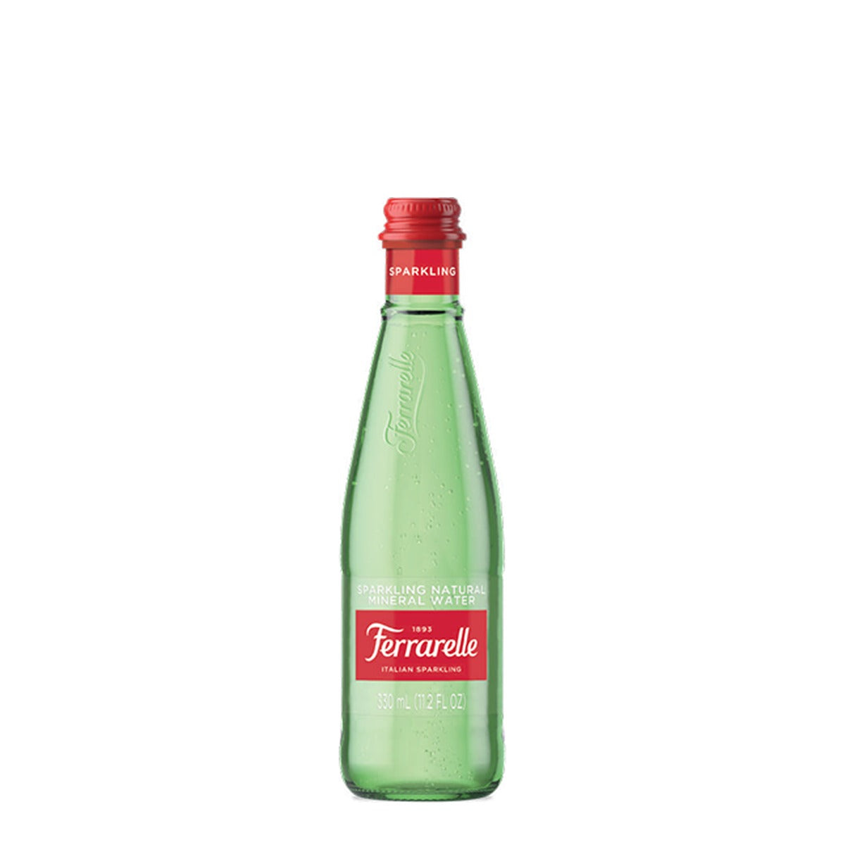 Ferrarelle Sparkling Natural Mineral Water 33cl glass bottle