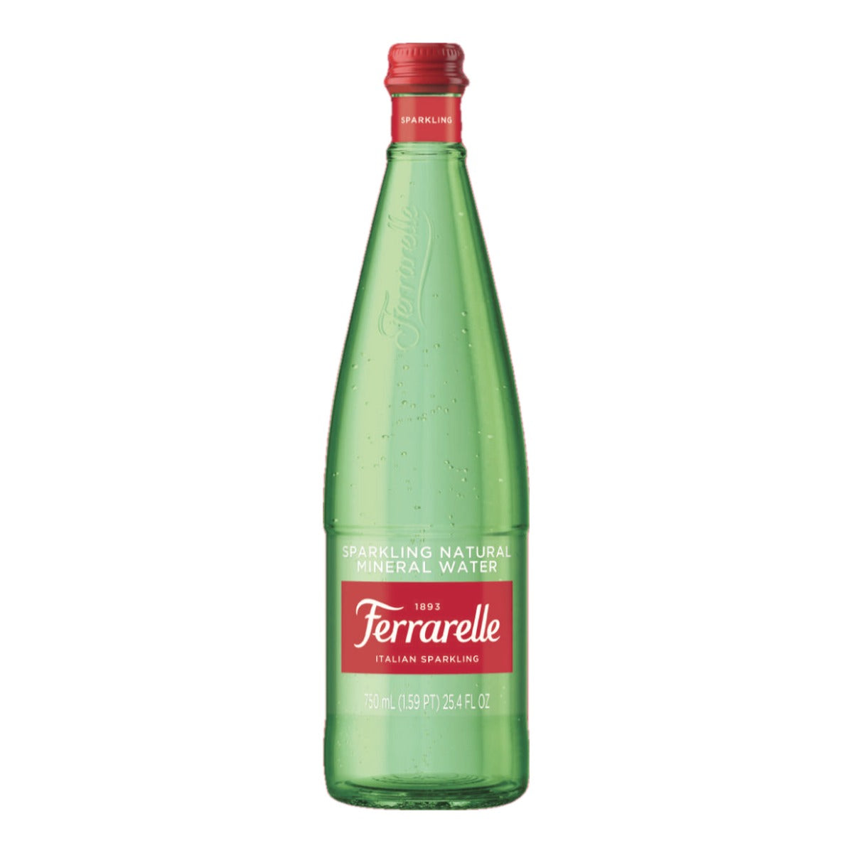 Ferrarelle Sparkling Natural Mineral Water 75cl glass bottle