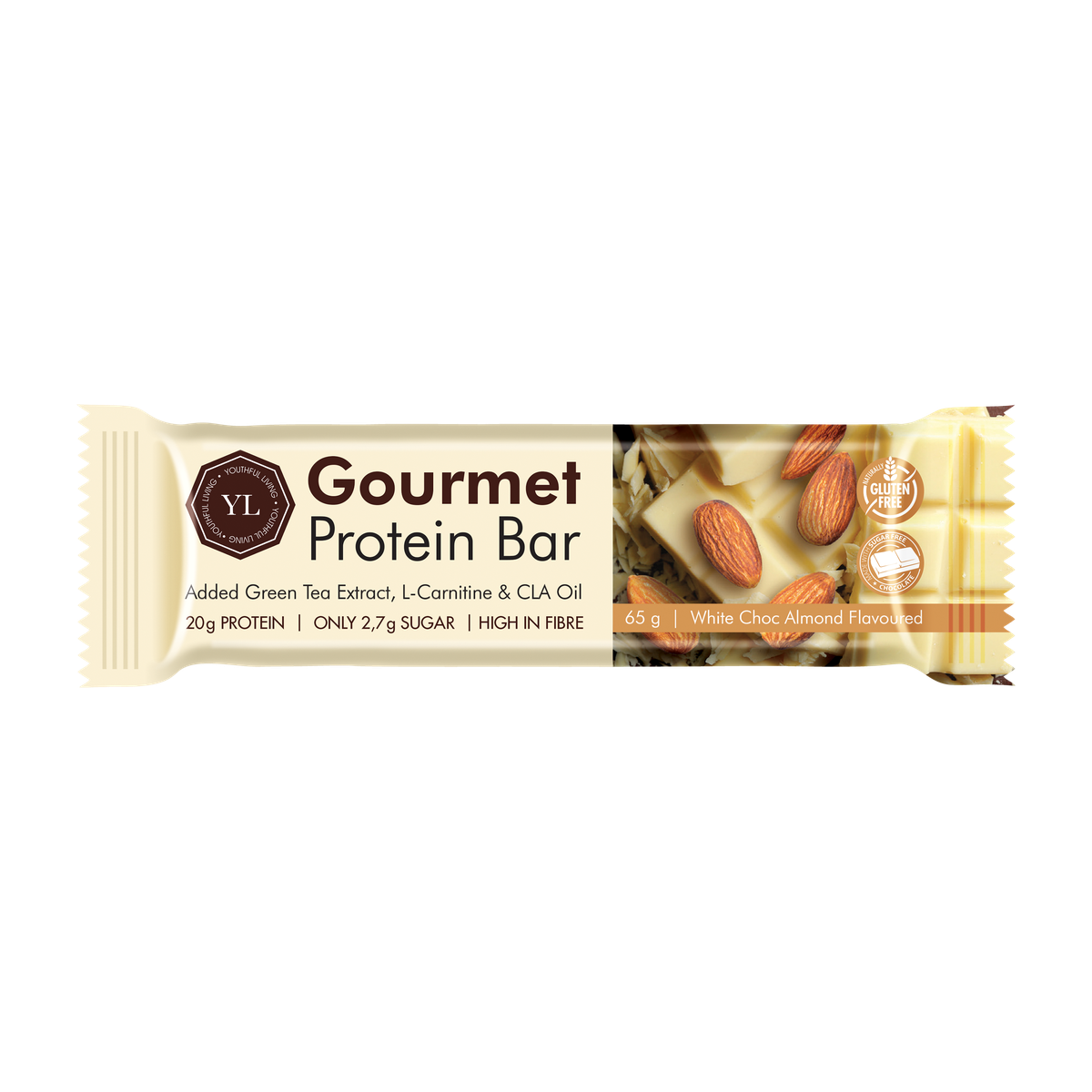 Gourmet Protein Bar White Chocolate Almond