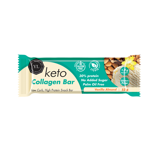 Keto Collagen Bar Vanilla Almond