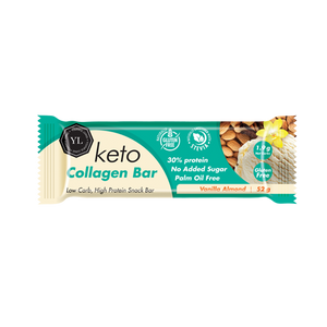 YL Keto Collagen Bar Vanilla Almond