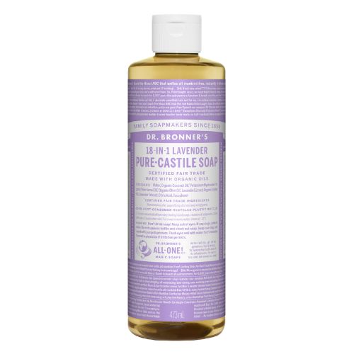 Dr. Bronner's Pure-Castile Liquid Soap – Lavender – 16 oz
