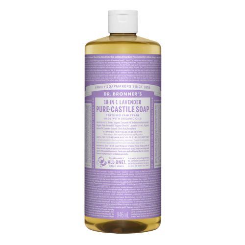 Dr. Bronner's Pure-Castile Liquid Soap – Lavender – 32 oz