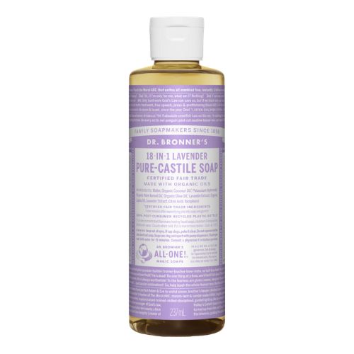 Dr. Bronner's Pure-Castile Liquid Soap – Lavender – 8 oz