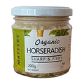 Organic Horseradish – Sharp & Fiery, Organic Matters 200 g jar