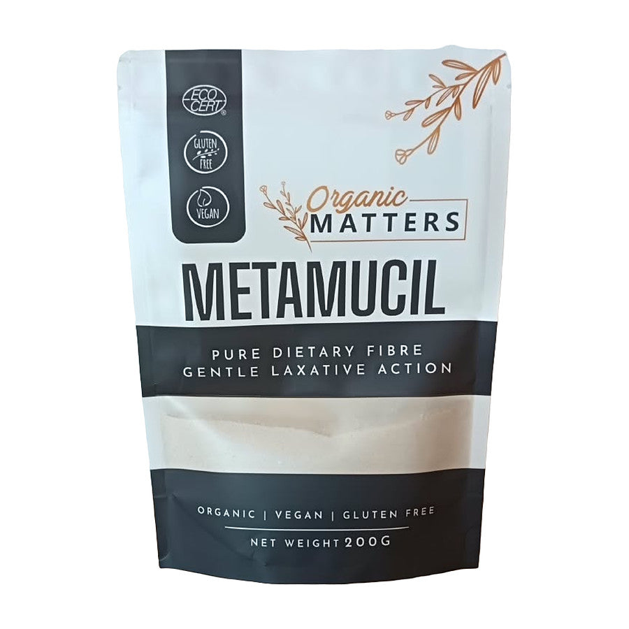Metamucil – Organic Matters pure dietary fibre 200 g pouch