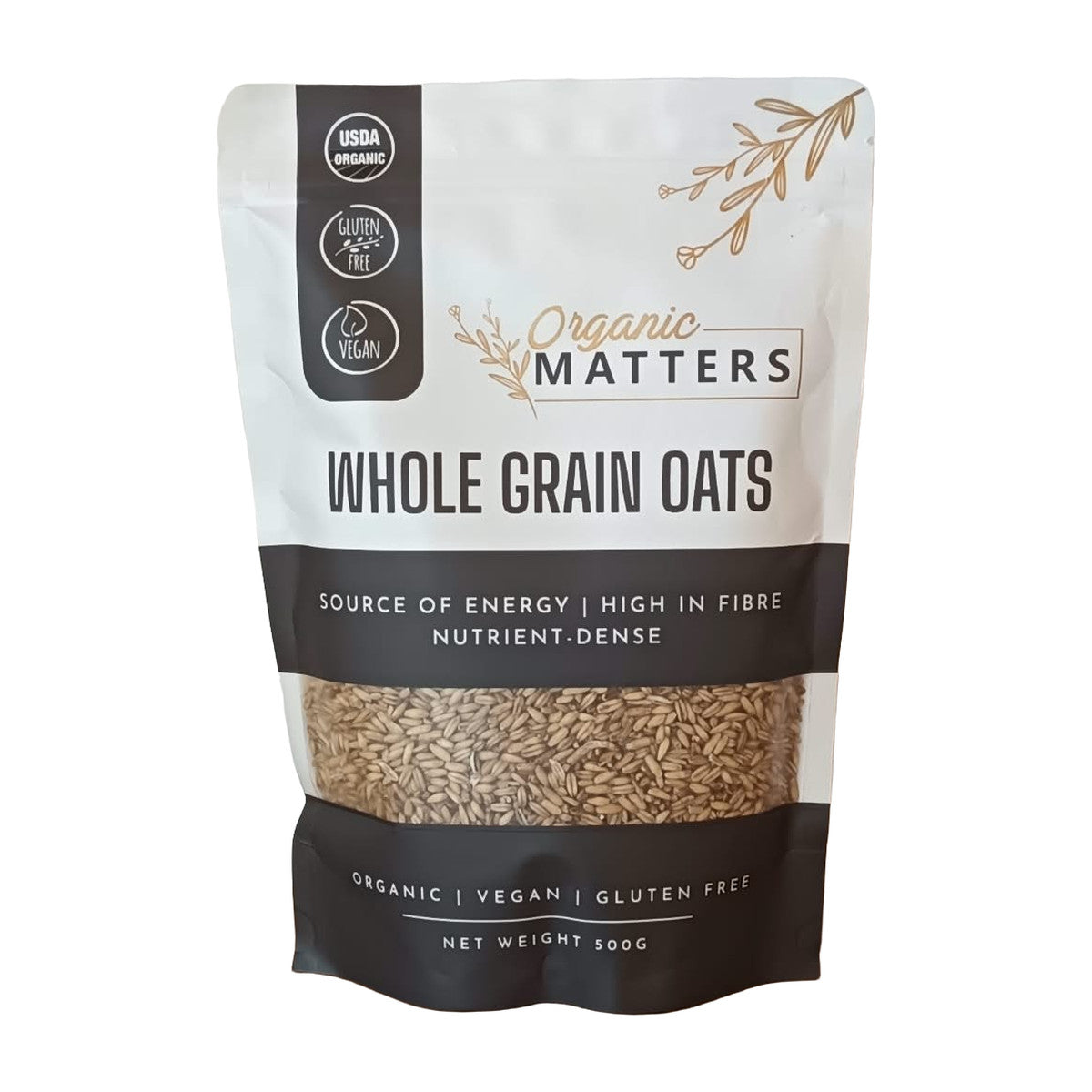 Whole Grain Oats – Organic Matters 500 g pouch