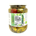 Organic Spicy Dill Cucumbers Pickled