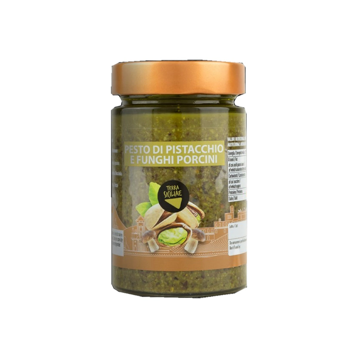 Pistachio Pesto with Porcini
