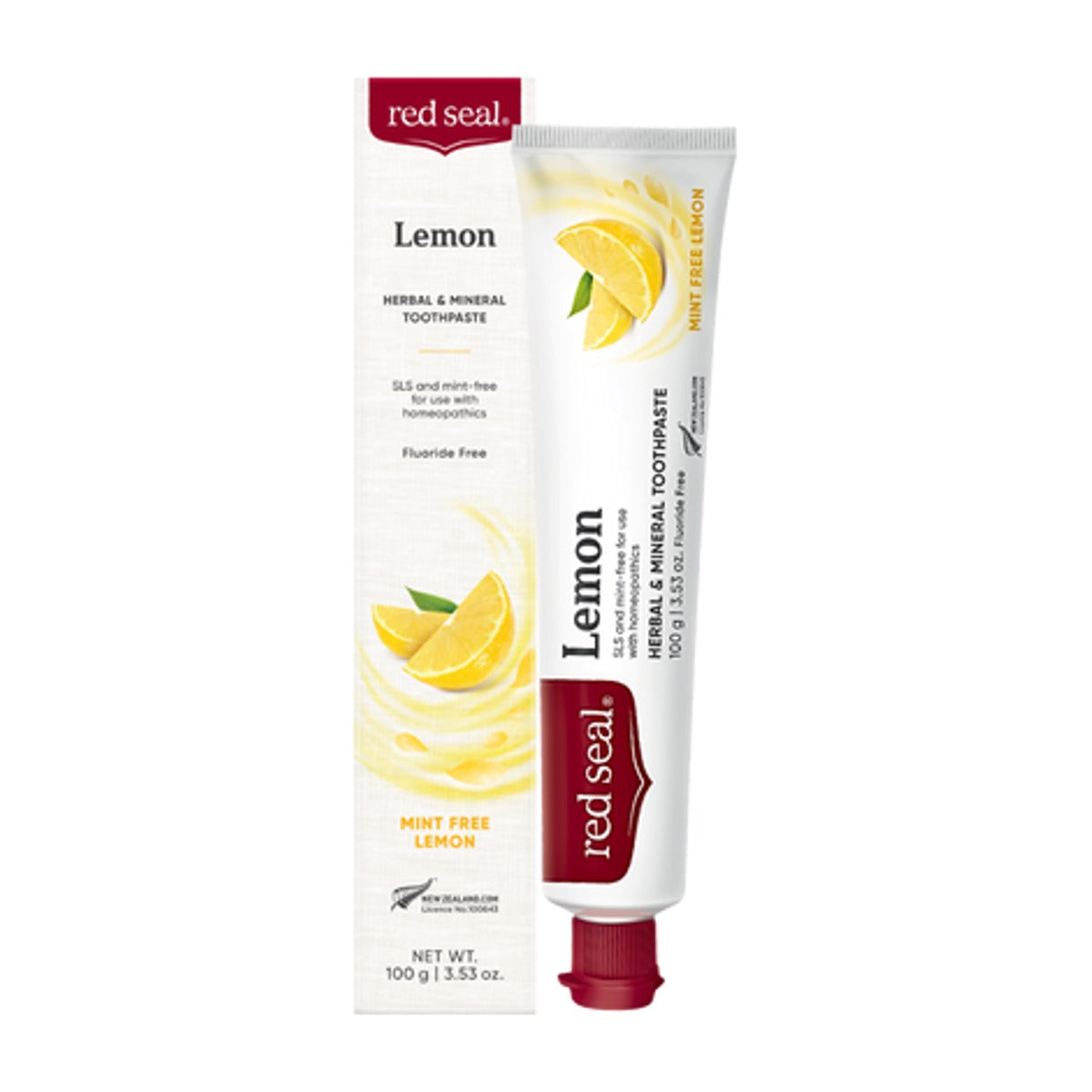 Red Seal Lemon Toothpaste - Organic Matters Mauritius