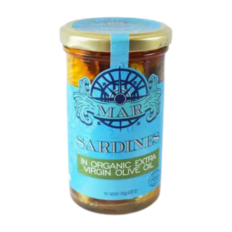 Sardines in Organic Extra Virgin Olive Oil