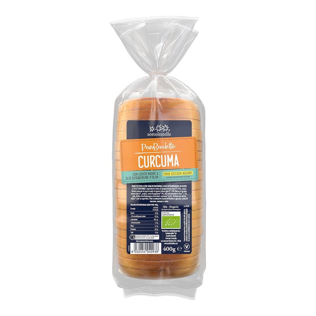 Sottolestelle Turmeric Bread 400 g