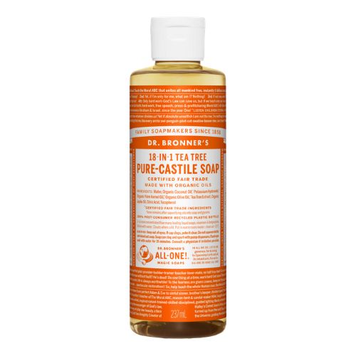Dr. Bronner's Pure-Castile Liquid Soap – Tea Tree – 8 oz