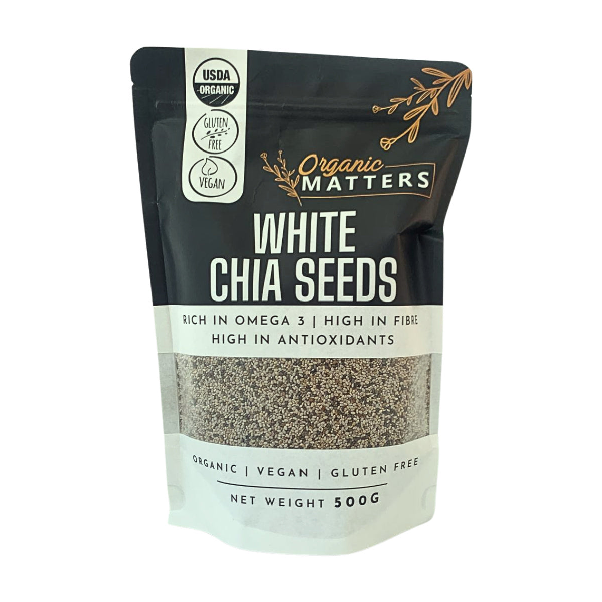 White Chia Seeds 500g